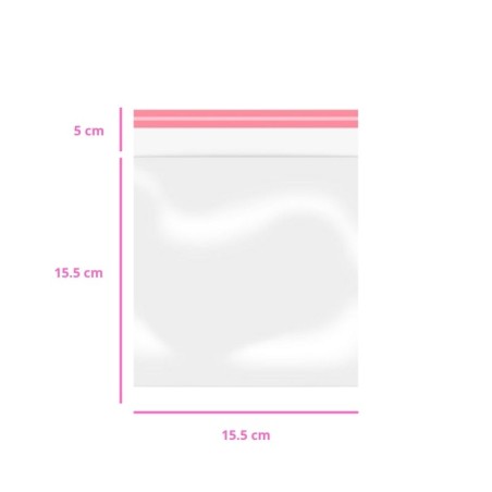 SOBRE TRANSPARENTE 15.5X15.5+5CM