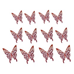 MARIPOSA DE ACETATO ROJA