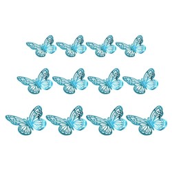 MARIPOSA DE ACETATO AZUL