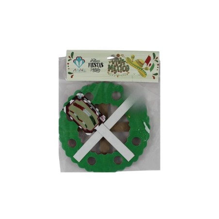 TIRA PAPEL TRICOLOR .15X2.60MTS