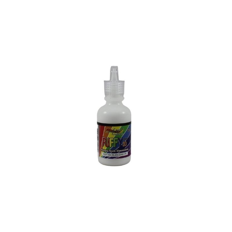 PINTURA TEXTIL DIMENSIONAL BLANCO