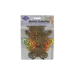 MARIPOSA HOLOGRÁFICA CHAMPAGNE