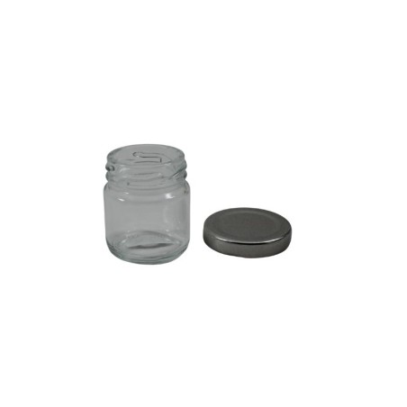 FRASCO CILINDRO TAPA PLATA