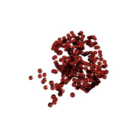 LENTEJUELA GRANDE ROJA