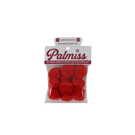 POM POM 25MM ROJO